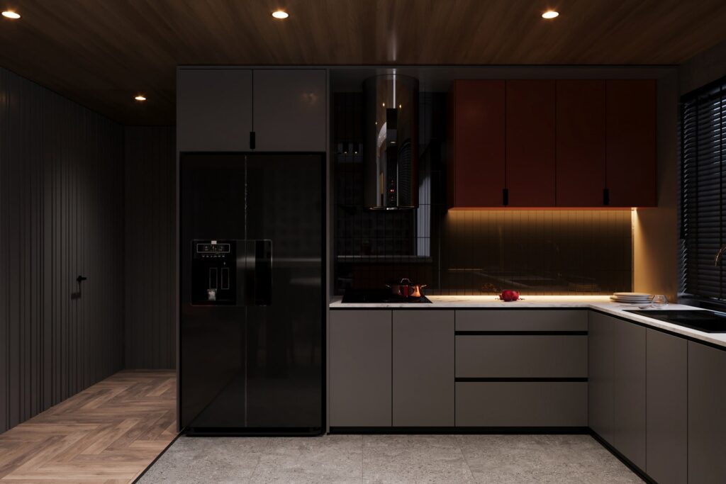 g shaped kitchen