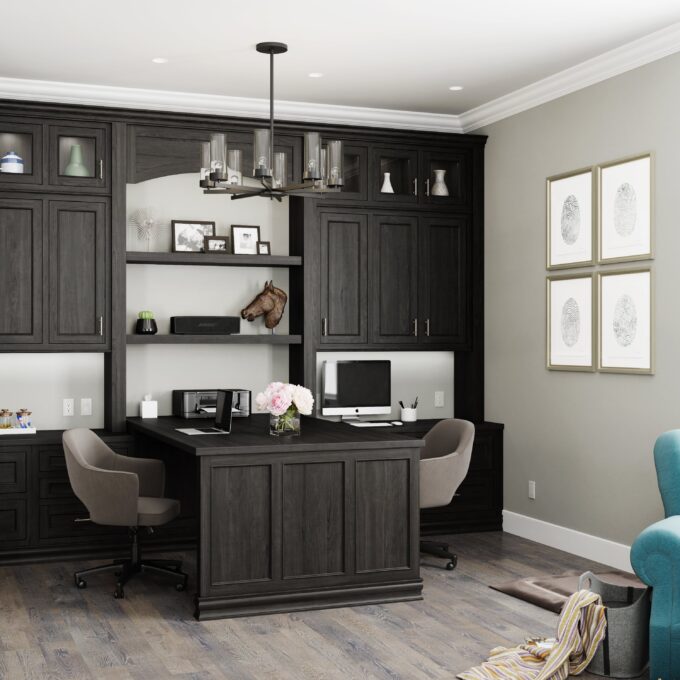 home office by laslo kitchens easton pa