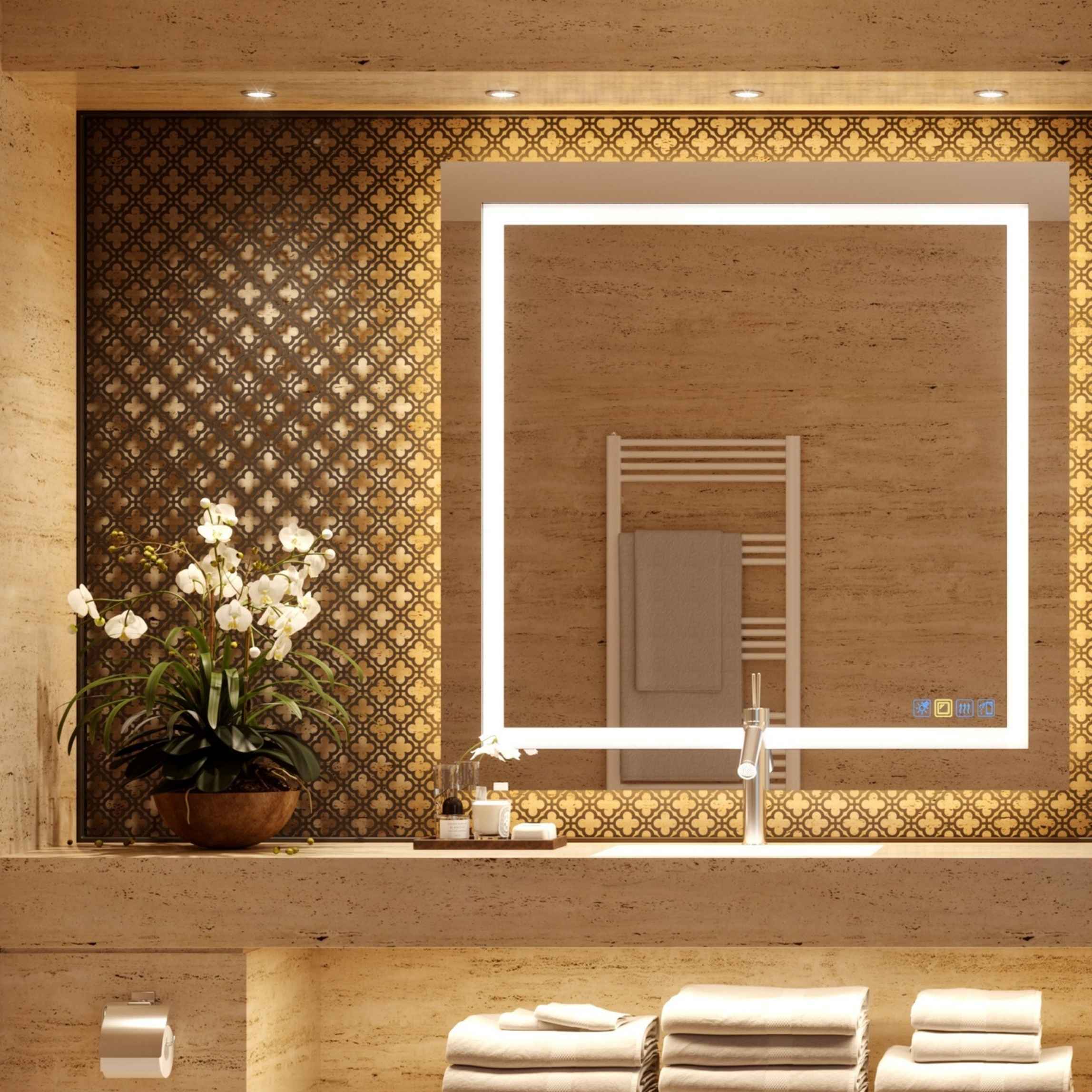 Anti-fog smart mirror by Häfele America Co.