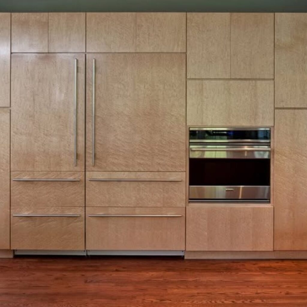 Modern maple cabinets