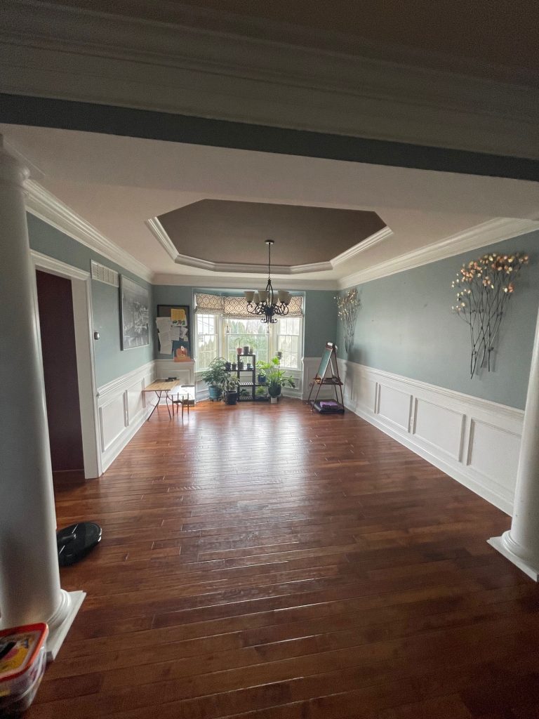 Green Kitchen Cabinets room