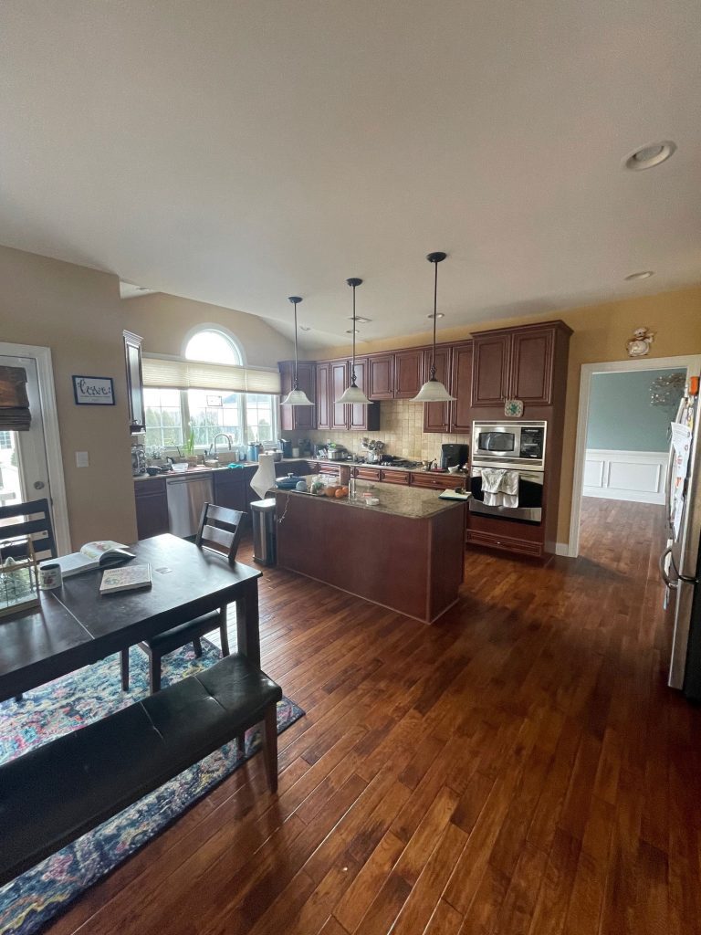 Green Kitchen Cabinets original