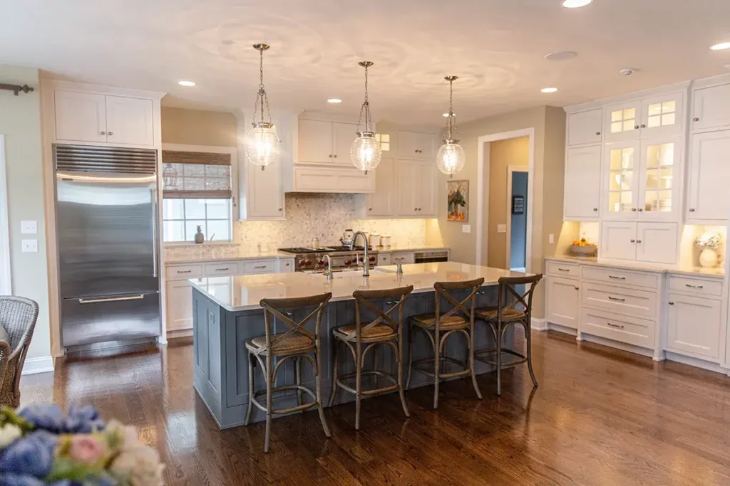 Custom Kitchen Remodel Blends Modern and Colonial Styles