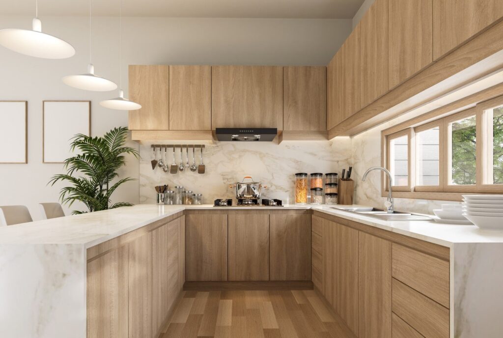 l shaped kitchen