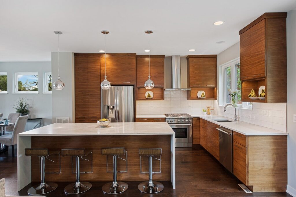 g shaped kitchen layout​